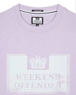 Weekend Offender Bonpensiero Graphic T-Shirt Periwinkle -Warm Knit Wear Sales PTSS2420 BONPENSIERO PERIWINKLE 3628