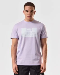 Weekend Offender Bonpensiero Graphic T-Shirt Periwinkle -Warm Knit Wear Sales PTSS2420 BONPENSIERO PERIWINKLE 5275 MODEL