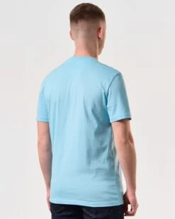 Weekend Offender Bonpensiero Graphic T-Shirt Saltwater Blue -Warm Knit Wear Sales PTSS2420 BONPENSIERO SALTWATER 6220 MODEL