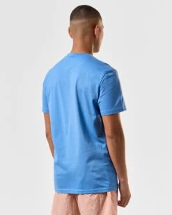 Weekend Offender Max Graphic T-Shirt Coastal Blue -Warm Knit Wear Sales PTSS2421 MAX COASTAL 4648 MODEL