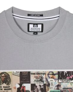 Weekend Offender Posters Graphic T-Shirt Smokey Grey -Warm Knit Wear Sales PTSS2423 POSTERS SMOKEY 7628
