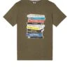Weekend Offender Cassettes Graphic T-Shirt Castle Green