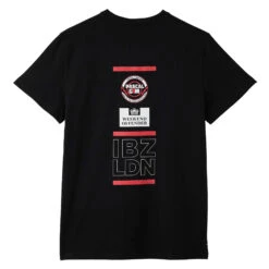 Weekend Offender Pascal Gym Graphic T-Shirt Black -Warm Knit Wear Sales Pascal T Shirt Black DetailB