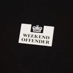 Weekend Offender Running Club Set Of 3 -Warm Knit Wear Sales RUNNING CLUB BLACK TOP TEE DETAIL 3