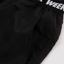 Weekend Offender Running Club Set Of 3 -Warm Knit Wear Sales RUNNING CLUB SHORTS BLACK DETAIL 2
