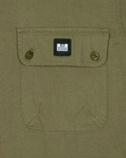 Weekend Offender Postiano Ranger Shirt Dark Khaki -Warm Knit Wear Sales SHAW22 01 POSTIANO DARK KHAKI 7006