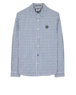 Weekend Offender Lisbon Shirt Blue House Check