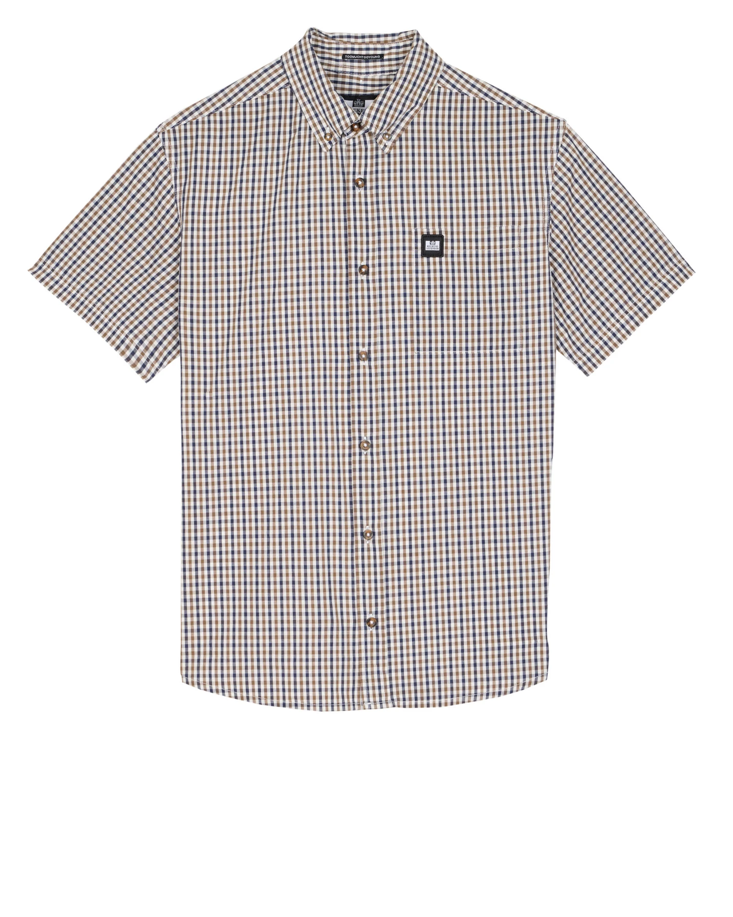 Weekend Offender Joyce Poplin Shirt House Check 1 Weekend Offender Joyce Poplin Shirt House Check