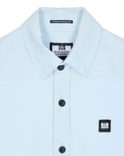 Weekend Offender Barboza Poplin Shirt Mineral -Warm Knit Wear Sales SHSS23 04 BARBOZA MINERAL 0032