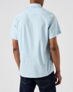 Weekend Offender Barboza Poplin Shirt Mineral -Warm Knit Wear Sales SHSS2304 BARBOZA MINERAL 3579WO