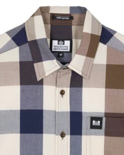 Weekend Offender Joyce Holiday Shirt Large House Check -Warm Knit Wear Sales SHSS2403 JOYCE BIG HOUSE CHECK 2501
