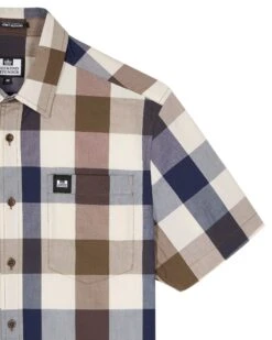Weekend Offender Joyce Holiday Shirt Large House Check -Warm Knit Wear Sales SHSS2403 JOYCE BIG HOUSE CHECK 2502