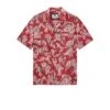 Weekend Offender Kids Monuriki Camo Shirt Blaze Red Rain Camo