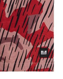Weekend Offender Monuriki Shirt Blaze Red Rain Camo -Warm Knit Wear Sales SHSS2404 MONURIKI CAMO BLAZE 10421
