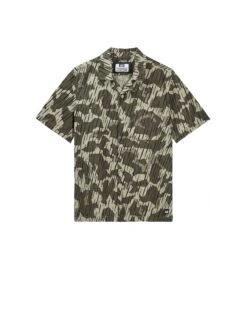 Weekend Offender Kids Monuriki Camo Shirt Castle Green Rain Camo