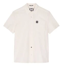 Weekend Offender Borak Short Sleeve Shirt White