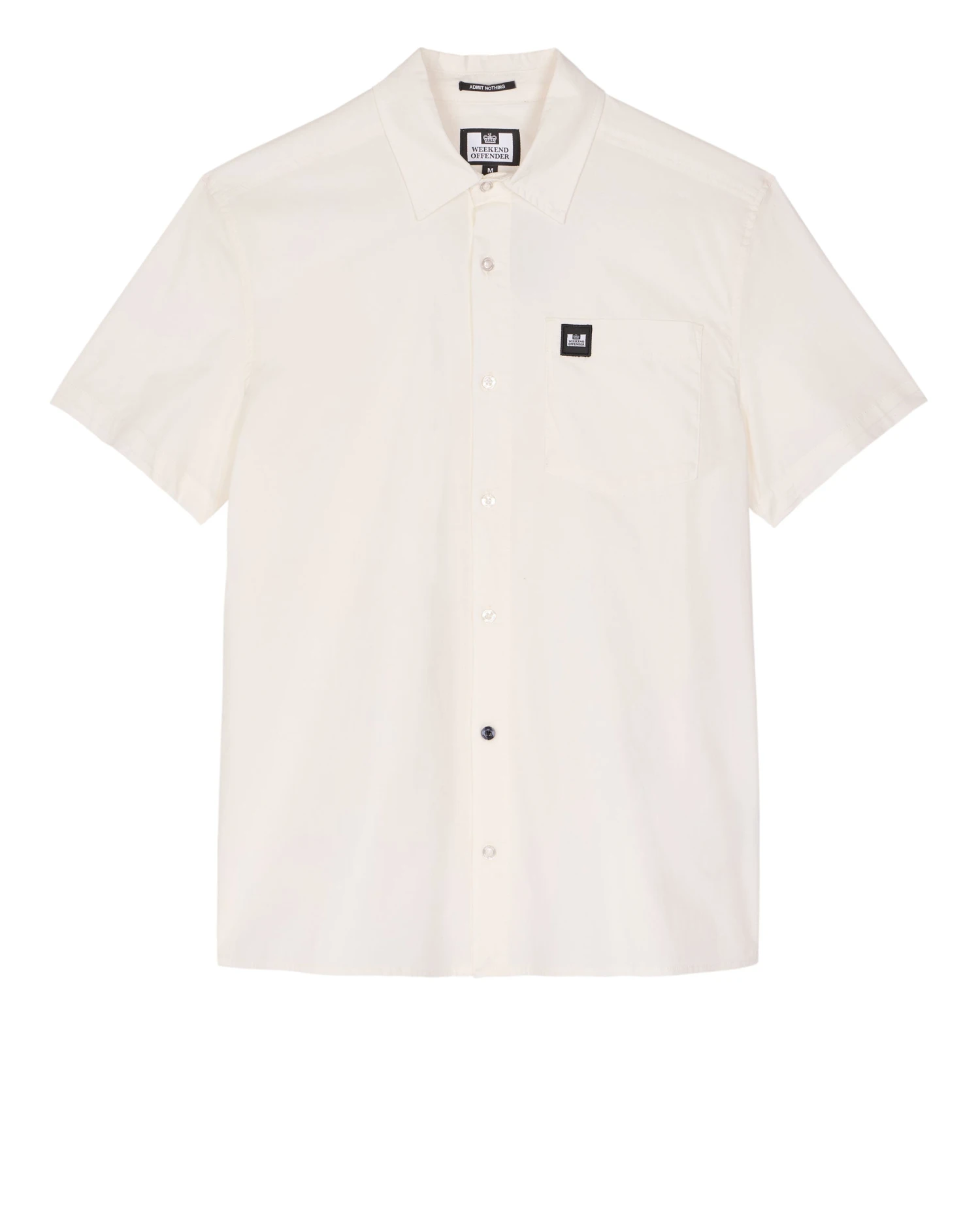 Weekend Offender Borak Short Sleeve Shirt White 1 Weekend Offender Borak Short Sleeve Shirt White