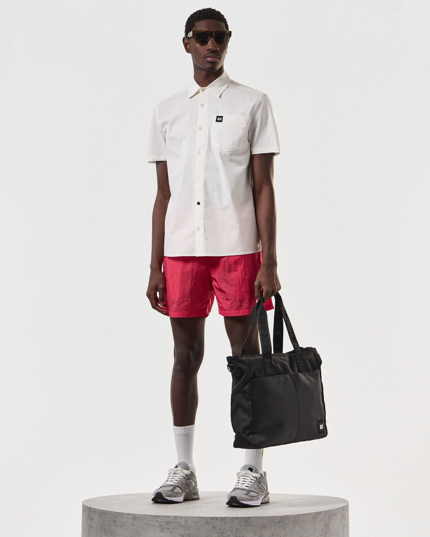 Weekend Offender Borak Short Sleeve Shirt White 2 Weekend Offender Borak Short Sleeve Shirt White - Image 2