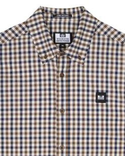 Weekend Offender Lisbon Shirt Mid House Check -Warm Knit Wear Sales SHSS2410 LISBON MID HOUSE CHECK 2508