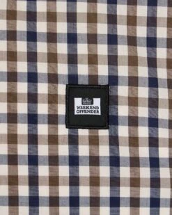 Weekend Offender Lisbon Shirt Mid House Check -Warm Knit Wear Sales SHSS2410 LISBON MID HOUSE CHECK 2509