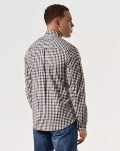 Weekend Offender Lisbon Shirt Mid House Check -Warm Knit Wear Sales SHSS2410 LISBON MID HOUSE CHECK 4716 MODEL