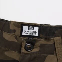 Weekend Offender New Jersey Cargo Shorts Camou 13 Weekend Offender New Jersey Cargo Shorts Camou -Warm Knit Wear Sales SS21 STSS21 14 NEW JERSEY CAMOU DETAIL 1