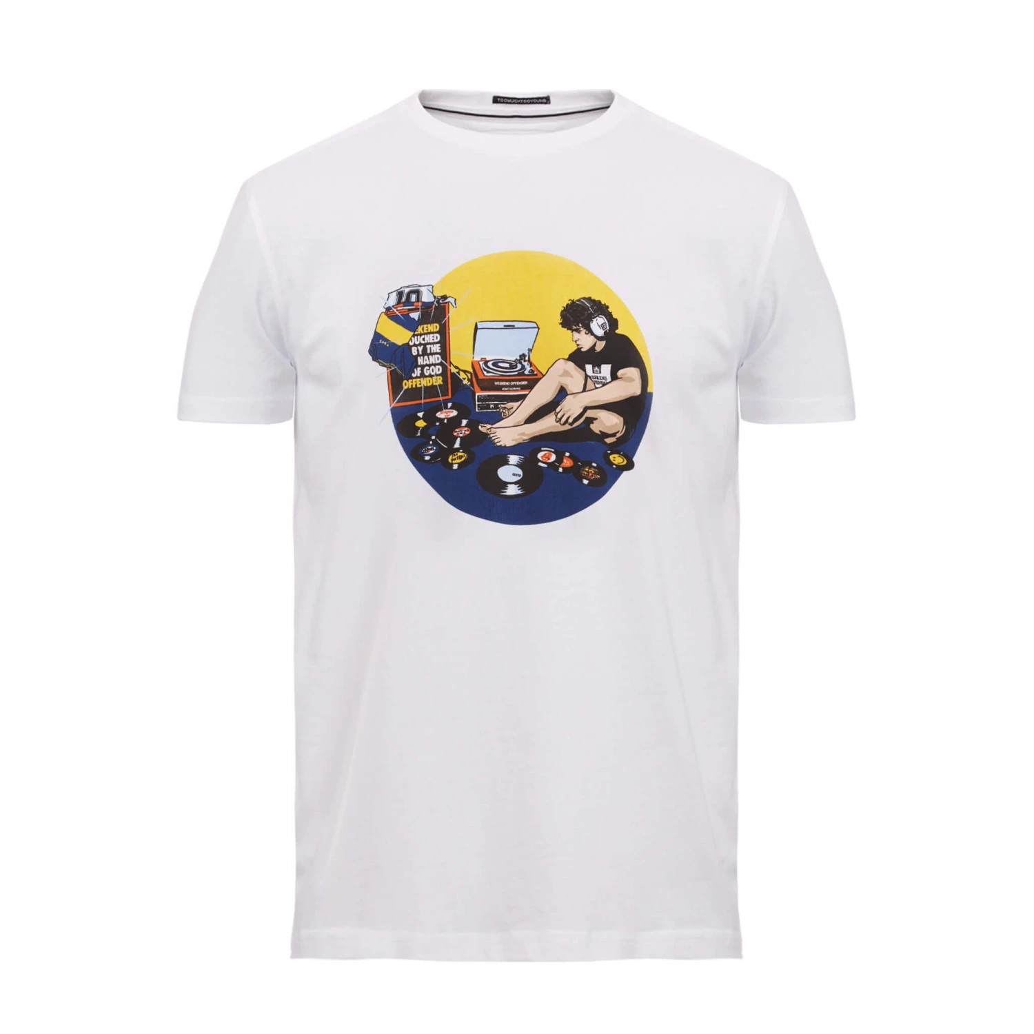 Weekend Offender Hand Of God Graphic T-Shirt White 1 Weekend Offender Hand Of God Graphic T-Shirt White