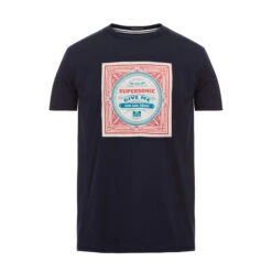 Weekend Offender Supersonic Graphic T-Shirt Navy