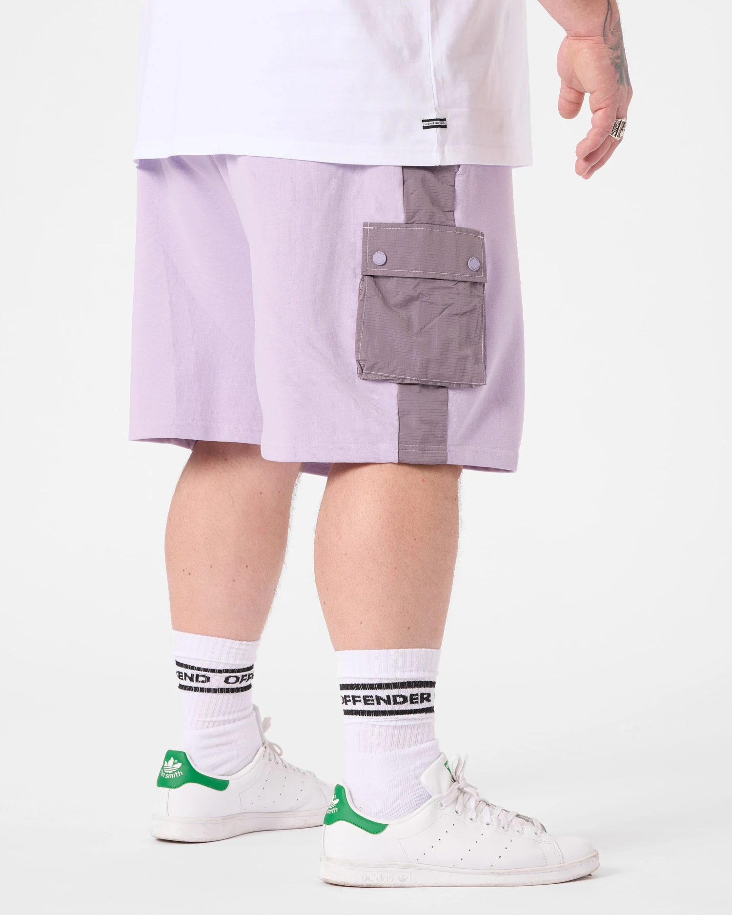 Weekend Offender Pink Sands Jogger Shorts Wisteria - Plus Size 3 Weekend Offender Pink Sands Jogger Shorts Wisteria - Plus Size - Image 3