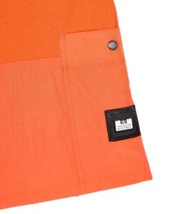 Weekend Offender Azeez Pocket Shorts Orange Fizz -Warm Knit Wear Sales STSS23 07 AZEEZ ORANGE FIZZ1412