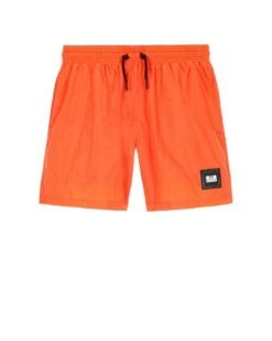 Weekend Offender Stacks Swim Shorts Orange Fizz