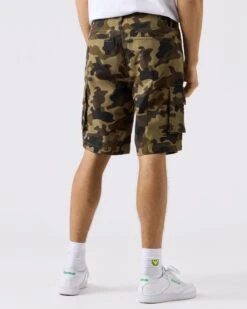 Weekend Offender Mascia Cargo Shorts Camou -Warm Knit Wear Sales STSS23 MASCIA CAMO 4147