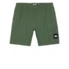 Weekend Offender Faraci Garment Dye Shorts Dark Green