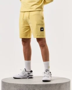 Weekend Offender Hawkins Jogger Shorts Butter Yellow 9 Weekend Offender Hawkins Jogger Shorts Butter Yellow -Warm Knit Wear Sales STSS2401 HAWKINS BUTTER 5216 MODEL