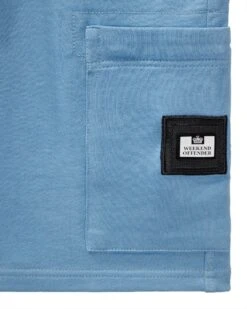 Weekend Offender Hawkins Jogger Shorts Coastal Blue -Warm Knit Wear Sales STSS2401 HAWKINS COASTAL 9478