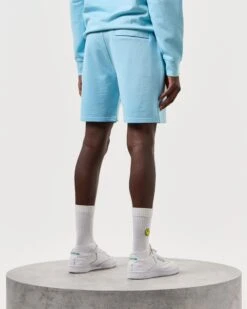 Weekend Offender Hawkins Jogger Shorts Saltwater Blue -Warm Knit Wear Sales STSS2401 HAWKINS SALTWATER 6650