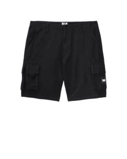 Weekend Offender Mascia Cargo Shorts Black - Plus Size