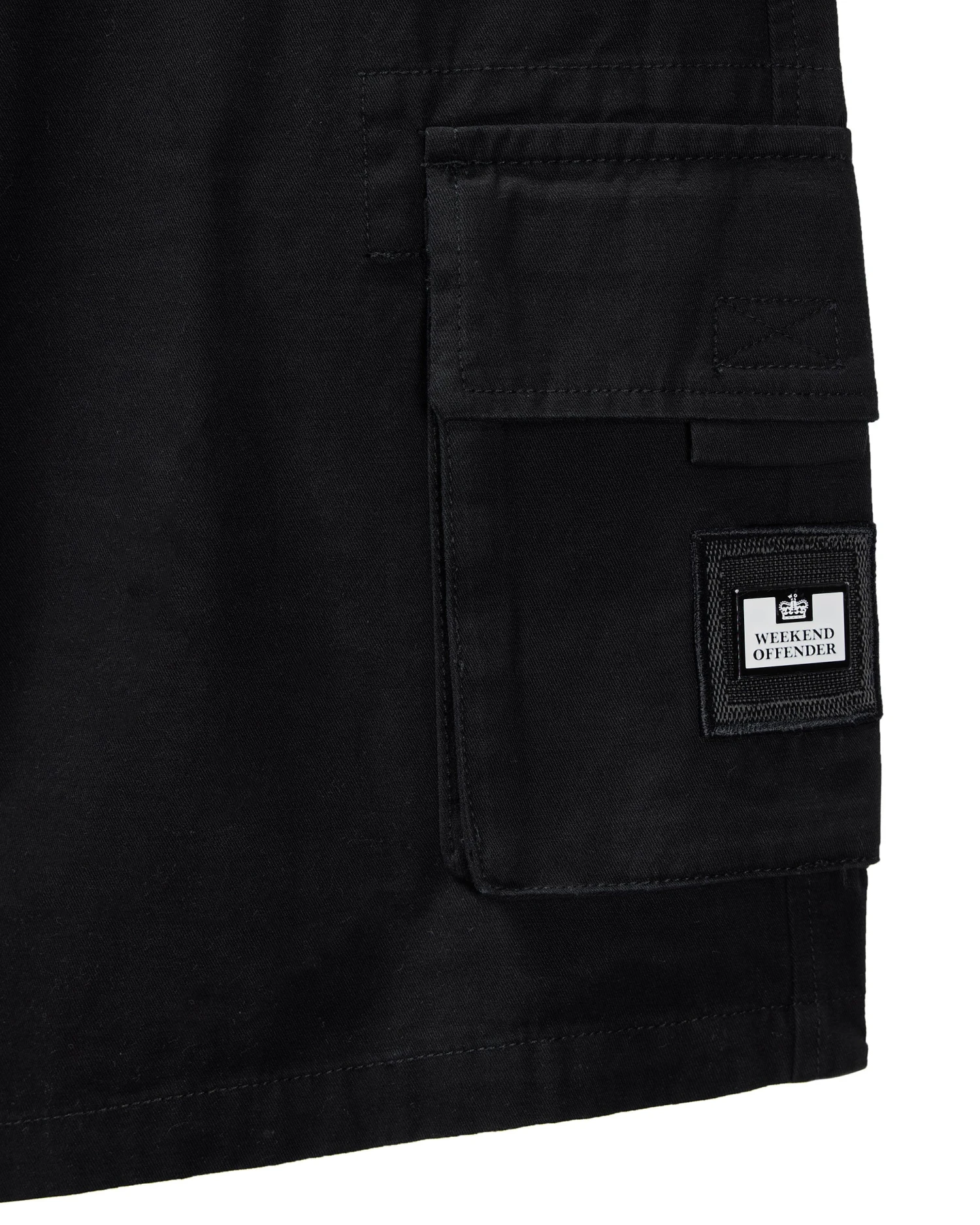 Weekend Offender Mascia Cargo Shorts Black 5 Weekend Offender Mascia Cargo Shorts Black - Image 5