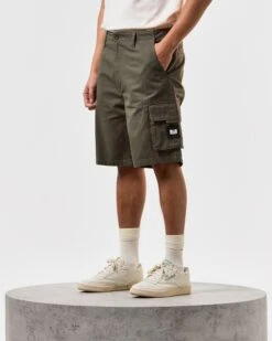 Weekend Offender Mascia Cargo Shorts Castle Green 8 Weekend Offender Mascia Cargo Shorts Castle Green -Warm Knit Wear Sales STSS2404 MASCIA CASTLE GREEN 3987 MODEL