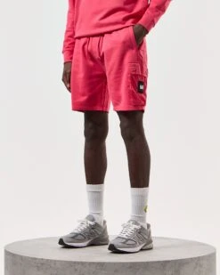 Weekend Offender Pink Sands Jogger Shorts Anthurium Pink -Warm Knit Wear Sales STSS2406 PINK SANDS ANTHURIUM 6521