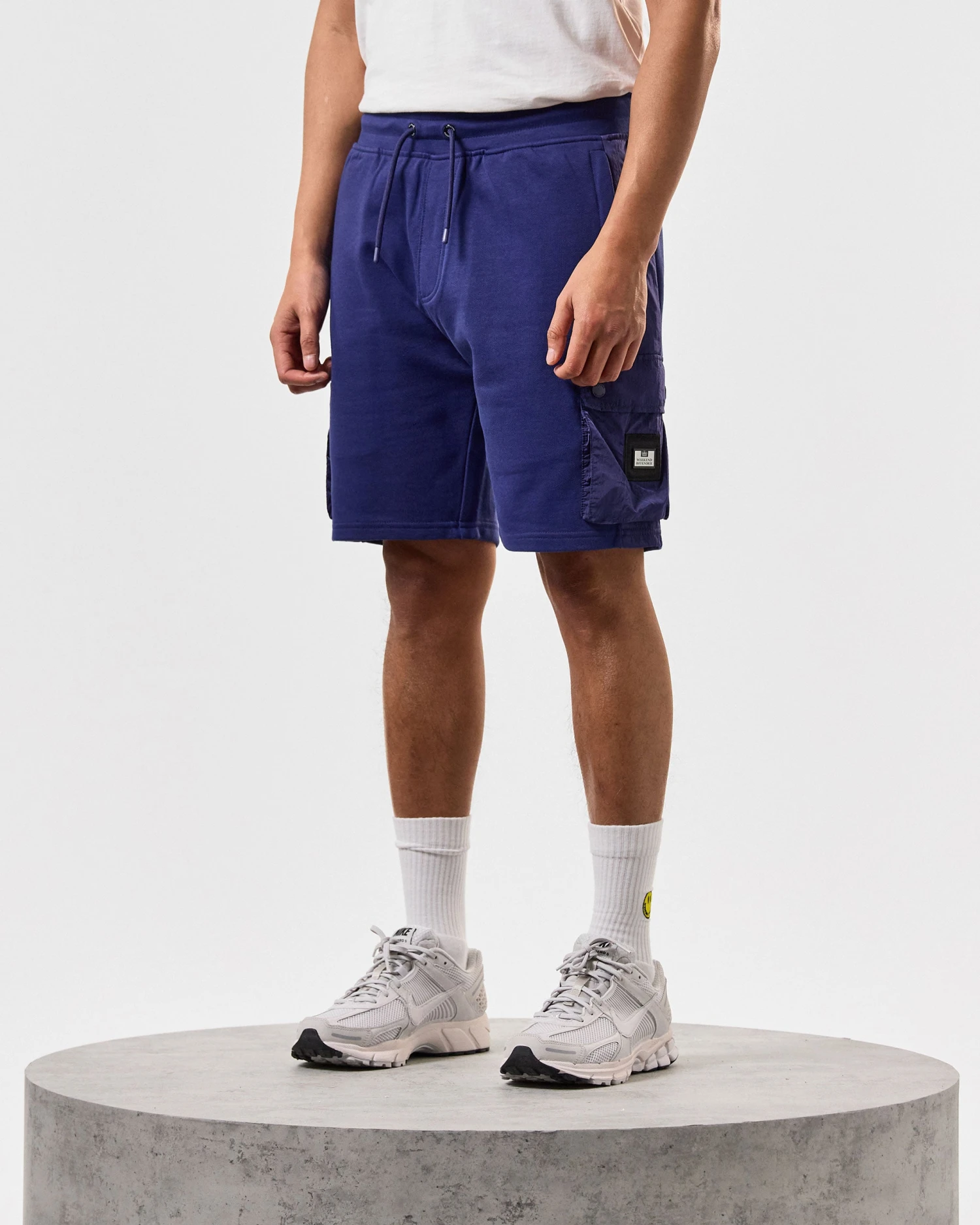 Weekend Offender Pink Sands Jogger Shorts Bright Navy 3 Weekend Offender Pink Sands Jogger Shorts Bright Navy - Image 3