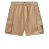 Weekend Offender Pink Sands Jogger Shorts Cognac Brown