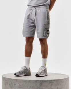 Weekend Offender Pink Sands Jogger Shorts Smokey Grey 9 Weekend Offender Pink Sands Jogger Shorts Smokey Grey -Warm Knit Wear Sales STSS2406 PINK SANDS SMOKEY 3722 MODEL