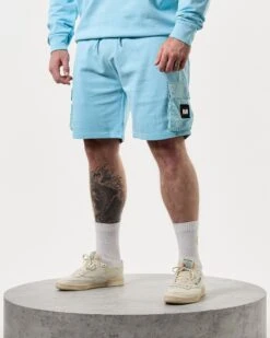 Weekend Offender Pink Sands Jogger Shorts Saltwater Blue - Plus Size 9 Weekend Offender Pink Sands Jogger Shorts Saltwater Blue - Plus Size -Warm Knit Wear Sales STSS2406X PINK SANDS SALTWATER 8031 PLUS