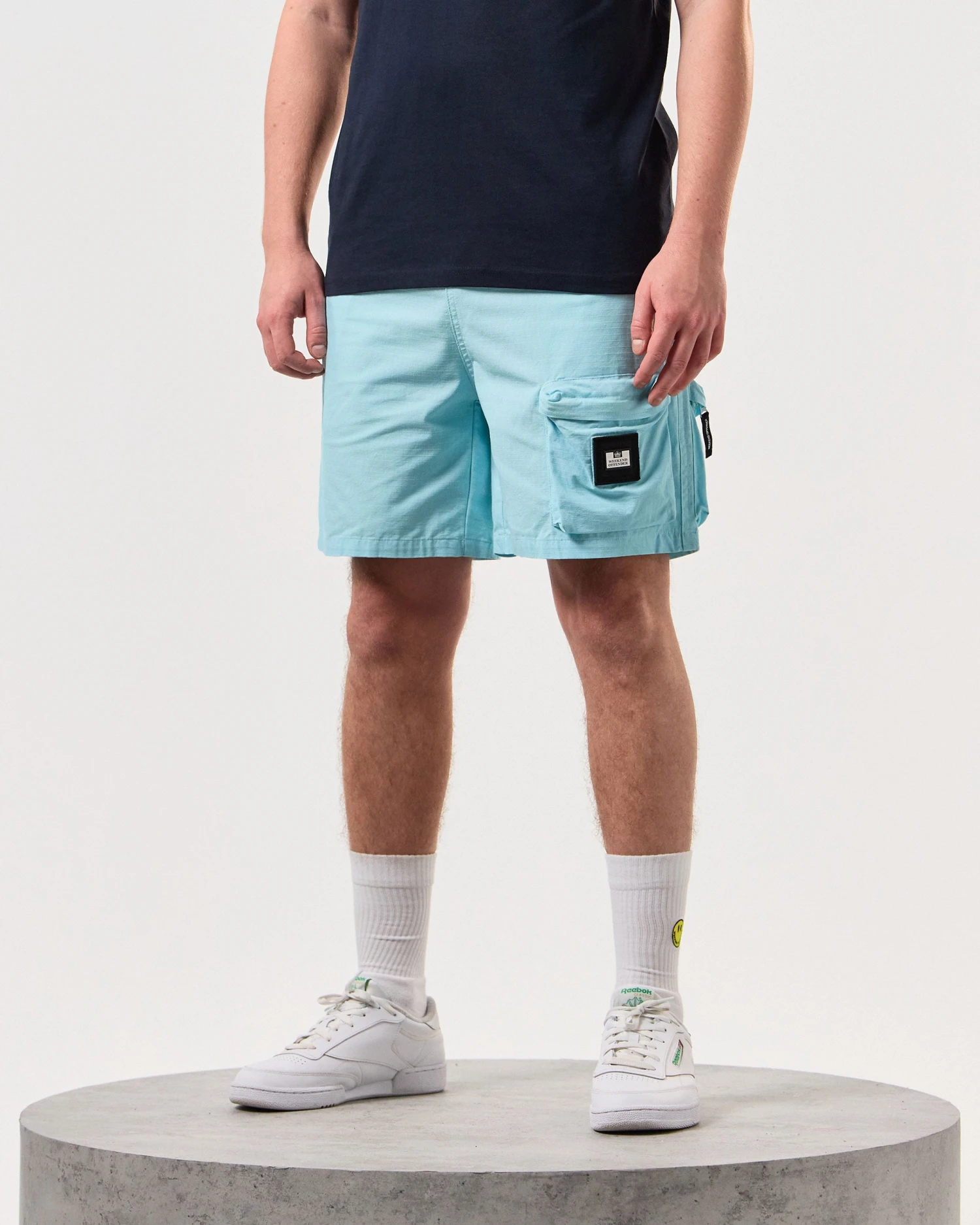 Weekend Offender Sunrise Hills Ripstop Shorts Saltwater Blue 2 Weekend Offender Sunrise Hills Ripstop Shorts Saltwater Blue - Image 2