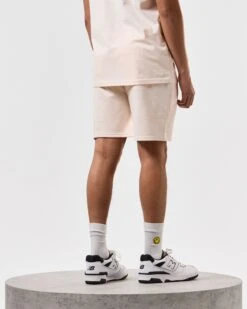 Weekend Offender Lerena Jogger Shorts Alabaster -Warm Knit Wear Sales STSS2409 LERENA ALABASTER 4528 MODEL