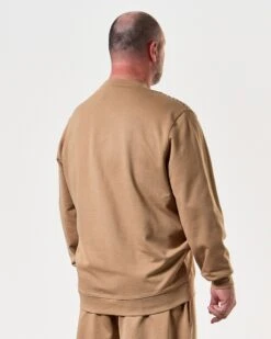 Weekend Offender Vega Sweatshirt Cognac Brown - Plus Size -Warm Knit Wear Sales STSS2409X LERENA COGNAC 8063 PLUS