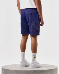 Weekend Offender Azeez Parachute Pocket Shorts Bright Navy 9 Weekend Offender Azeez Parachute Pocket Shorts Bright Navy -Warm Knit Wear Sales STSS2420 AZEEZ BRIGHT NAVY 4303 MODEL
