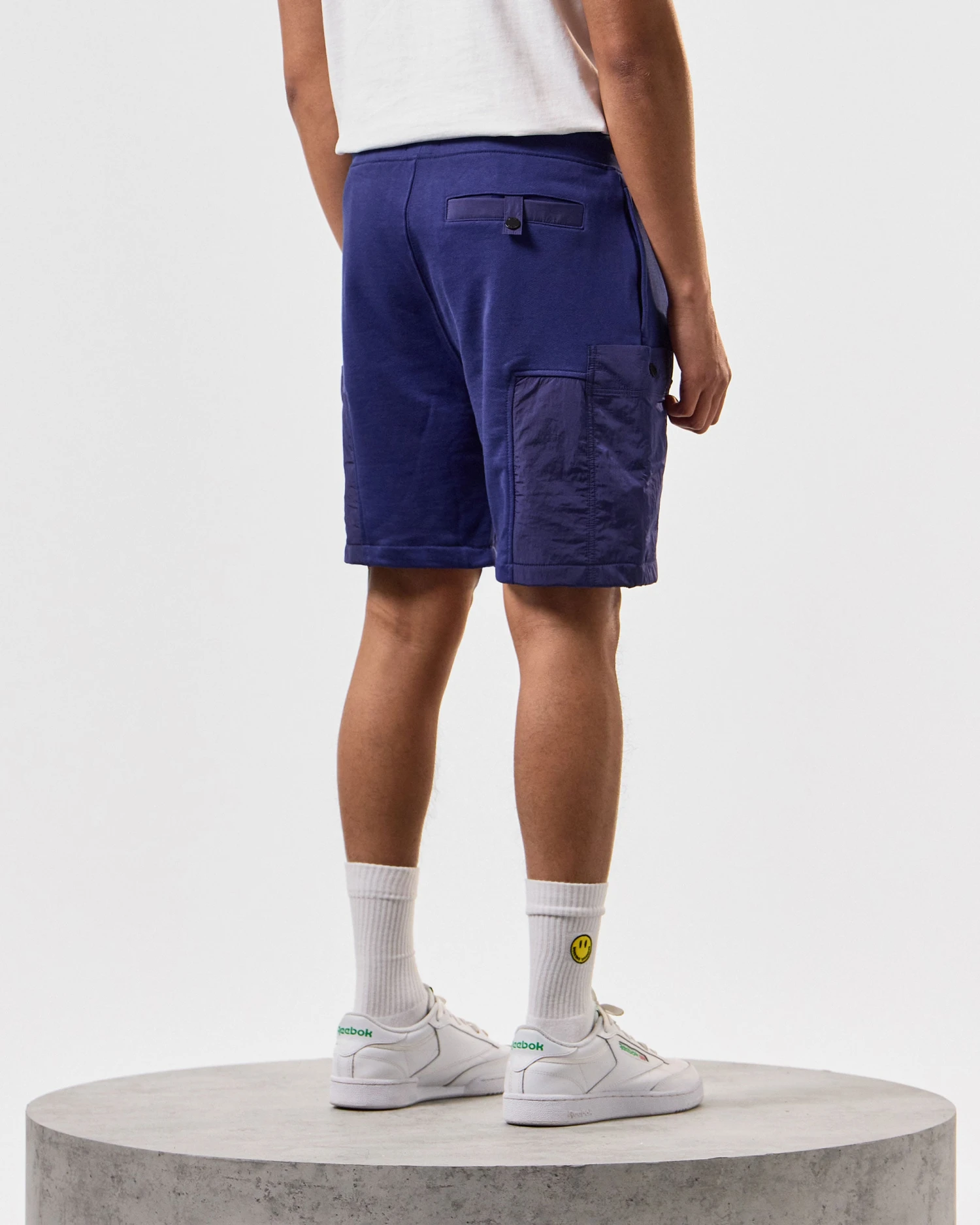 Weekend Offender Azeez Parachute Pocket Shorts Bright Navy 4 Weekend Offender Azeez Parachute Pocket Shorts Bright Navy - Image 4