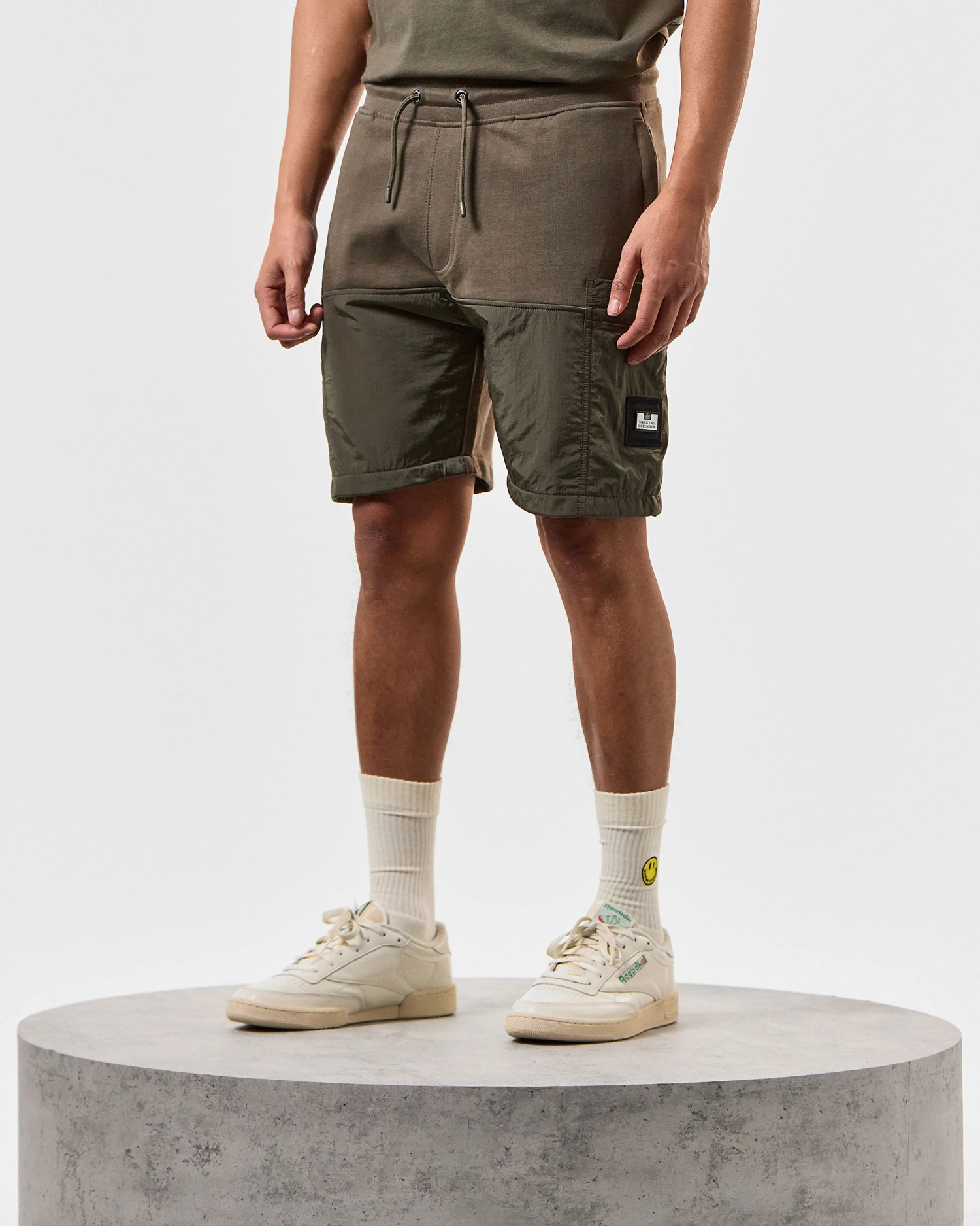 Weekend Offender Azeez Parachute Pocket Shorts Castle Green 3 Weekend Offender Azeez Parachute Pocket Shorts Castle Green - Image 3